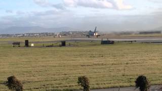 RAF Eurofighter Typhoon vertical take off [upl. by Surazal]