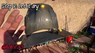 How to Resurface your Carbon Fiber Hood for under 50 [upl. by Nisay397]