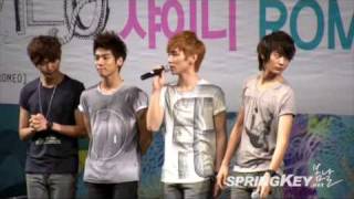 shinee key fancam and a little mic incident [upl. by Niffirg527]