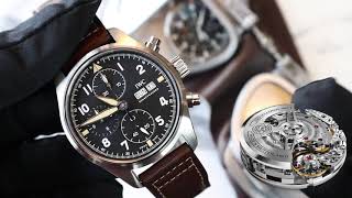 КАКОЙ МЕХАНИЗМ ЛУЧШЕ ETA ИЛИ МАНУФАКТУРНЫЙ IWC PILOT’S WATCH CHRONOGRAPH [upl. by Kirre]