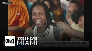 Rapper Lil Durk arrested in South Florida charged in murderforhire plot [upl. by Crane]