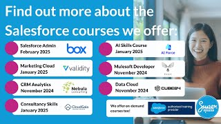 Did you know that Supermums offers 9 instructorled Salesforce courses [upl. by Ainerbas]