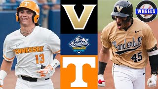 8 Vanderbilt vs 1 Tennessee  SEC Tourney Round 2  2024 College Baseball Highlights [upl. by Noied118]