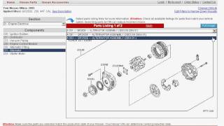 How to Find Parts in Nissan Parts Catalog [upl. by Roe484]