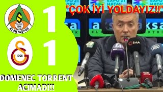 Alanyaspor 11 Galatasaray Maç Özeti  Domenec Torrent [upl. by Atineg]