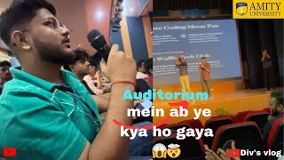 Ye kya hogya auditorium me🤧😨 [upl. by Ahsi]