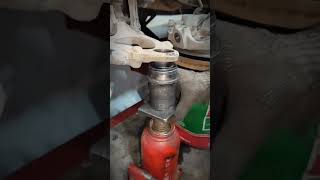 GMC front lower arm Ball joint replacement how to mechanic usa🇺🇸 [upl. by Lisan]