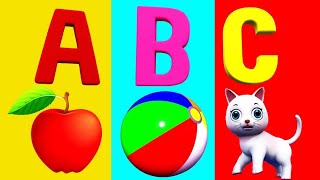 A for apple  अ से अनार  abcd  phonics song  a for apple b for ball c for cat  abcd song  abcde [upl. by Sybley600]