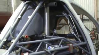 Homebuilt helicopter MkII quotBlowflyquot engine running [upl. by Annice]