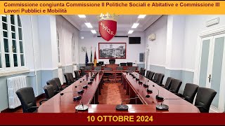 Video completo Seduta Congiunta Commissione II e Commissione III del 10 ottobre 2024 [upl. by Rey]