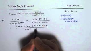 Prove Trigonometric Identity Using Compound Angle Formula [upl. by Inama]