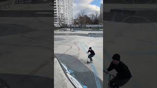 Новое 🫶 recommended scooter pandem skateboarding skate briflip scootering [upl. by Celene]