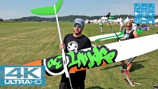 RC SPLINT 30 CARBON F3B GLIDER amp KANTE SANSIBEAR CHRISTIAN amp MELANIE FISCHER SEGELFLUGMESSE 4K [upl. by Elletsyrk382]