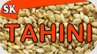 HOW TO MAKE TAHINI  Fresh Easy Tahini Recipe [upl. by Nesahc]