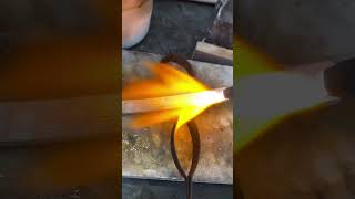 Wow heres how to make a popular silver bracelet 🔥🔨 gold viral video silver jewellry jewelr [upl. by Lebiralc]