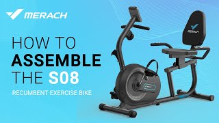 How to assemble the S08 Recumbent Exercise Bike [upl. by Adnilav]