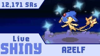 Live Shiny Azelf after 12171 SRs • Pokemon Diamond [upl. by Glanti]