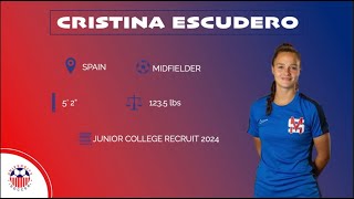 University Soccer  Cristina Escudero⚽🇪🇸  Midfielder  Fall 25 [upl. by Elbertina211]