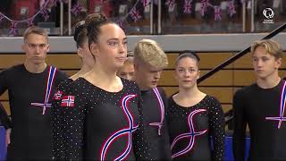 Norway  2022 TeamGym Europeans senior mixed team final [upl. by Ahsiyn599]