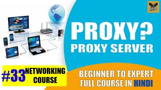 What is Proxy amp Proxy Server  Bypassing Network Restrictions Hindi  Networking Course 33 [upl. by Penni934]