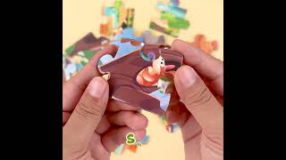 Wishtime Jigsaw Puzzles For Kids colorful puzzle toys Educative Gifts jigsaw childrentoys [upl. by Holsworth]