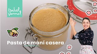 Cómo hacer pasta de maní casera [upl. by Ennayelhsa]