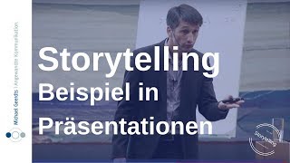 Storytelling Beispiel in Präsentationen  Michael Geerdts [upl. by Nilrac]