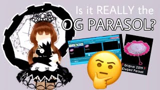 How to ALWAYS tell if it’s the OG PARASOL  Royale High [upl. by Rede]