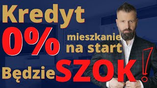 Kredyt zero  nowy program  Mieszkanie na start 2024 z kredytem 0  zapowiada się rewolucja [upl. by Sidnarb633]