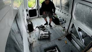 LDV van conversion DIY insulation and floor [upl. by Milda688]