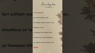 Teri zulfaen andheri raaton si hai Husain shayari offical [upl. by Reddin]