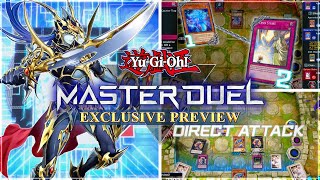 YuGiOh MASTER DUEL Exclusive Gameplay Preview  Online Duels Solo Mode amp New Features [upl. by Daveda]