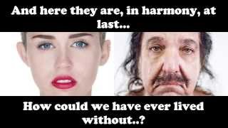 Audio and Video MASHUP Ron Jeremy and Miley Cyrus performing Wrecking Ball [upl. by Hyde]