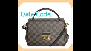 Date Code amp Stamp Louis Vuitton Croisette  LUXCELLENT TV [upl. by Jezebel]