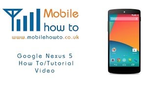 How To SetChange VoicemailAnswerphone Number  Google Nexus 5 [upl. by Cirilo497]