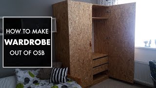 Making A Wardrobe from OSB  Woodworking  My Cellar Workshop [upl. by Burnaby802]