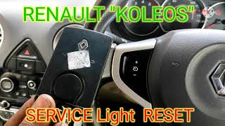 Renault koleos service light reset 1mkviews🚐 [upl. by Sosna]