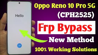 Oppo Reno 10 Pro 5G FRP Bypass Android 13  New Method  Oppo CPH2525 Google Account Bypass No Pc [upl. by Eemiaj]