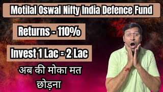 Motilal oswal nifty india defence index fund  Motilal oswal nifty india defence index fund nfo [upl. by Einnob]