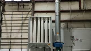 Nederman NFP S1000 Dust Collector 10HP Lot 005 [upl. by Gilson59]