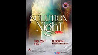 Onsite Solution Night with Pastor Tobi Popoola  October Edition  25th October 2024 [upl. by Notxap]