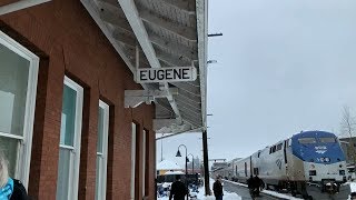 Amtrak train stranded for more than 40 hours arrives back in Eugene [upl. by Akerue544]