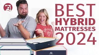 Best Hybrid Mattress 2024  Our Top 8 Hybrid Mattress Picks Of 2024 [upl. by Emyam]