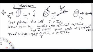 8 Three Polarizers Problem [upl. by Fromma]