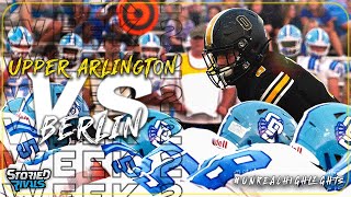 HIGH SCHOOL FOOTBALL  Upper Arlington vs Olentangy Berlin  HIGHLIGHT [upl. by Cirdnek897]