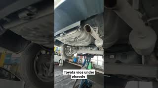 TOYOTA VIOS XLE CVT UNDER CHASSIS toyotavios subscribe underchassis [upl. by Zulaledairam]