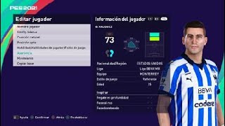 PES 2021 Apertura 2023 Monterrey Brandon Vazquez [upl. by Bridget]