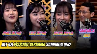 PODCAST JKT48 Bersama Sandiaga Uno  Full Durasi Tanpa Lag ‼️ jkt48 [upl. by Alraep]