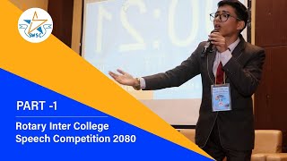 Rotary InterCollege Speech Competition  Southwestern State College  2024 [upl. by Aserahs254]