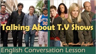 Talking About TV Shows  Learn English Language [upl. by Airdnahc]